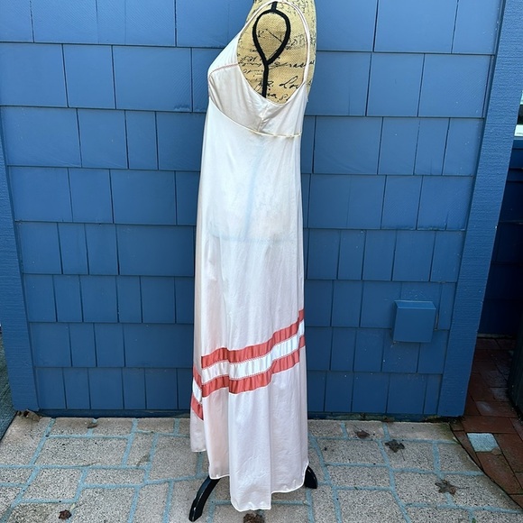 🩷🩷🩷Vintage Vassarette 11 pink slip long maxi pinup - Picture 9 of 12